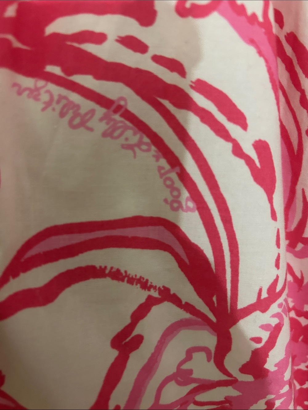 Lilly Pulitzer + Goop Floral Pink & Cream Maxi Skirt size 10 - Picture 9 of 9